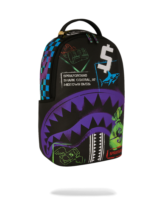 Sprayground SHARK CENTRAL X DLXSV BACKPACK