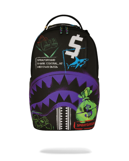 sprayground SHARK CENTRAL X DLXSV BACKPACK