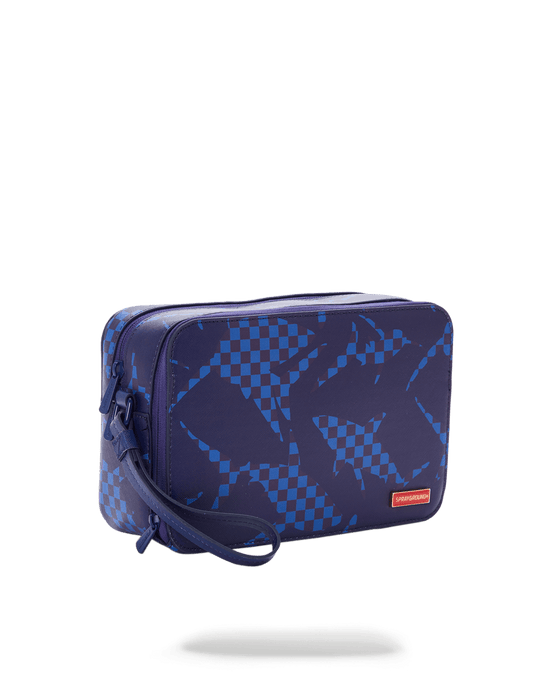 Sprayground SHARK CHECK (BLUE) TOILETRY