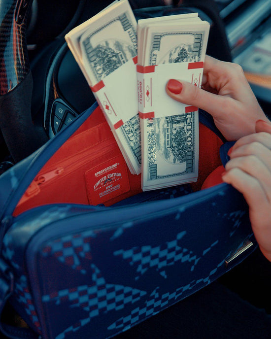 Sprayground SHARK CHECK (BLUE) TOILETRY