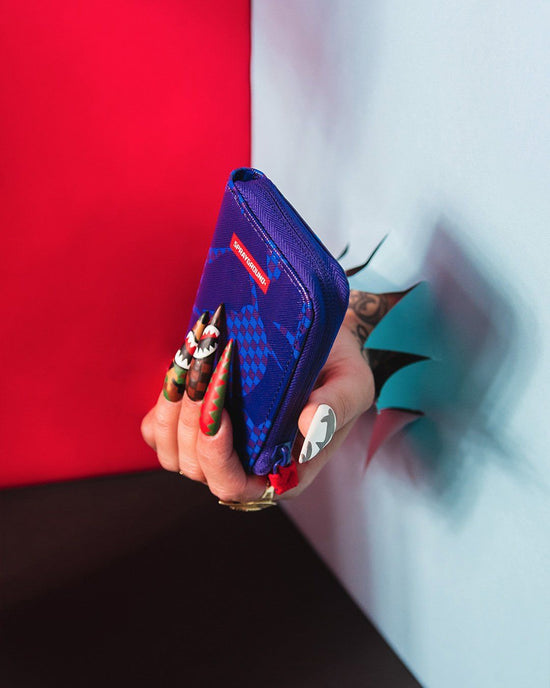 Sprayground SHARK CHECK (BLUE) WALLET