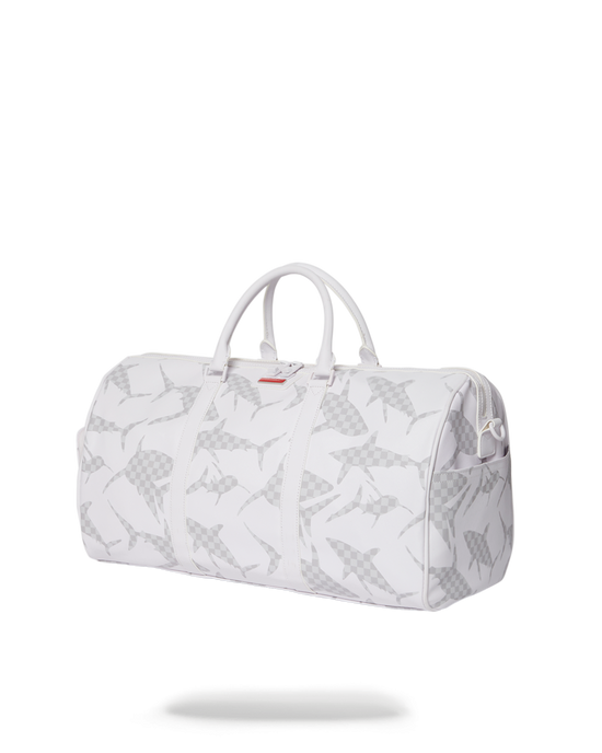 Sprayground SHARK CHECK (WHITE) DUFFLE