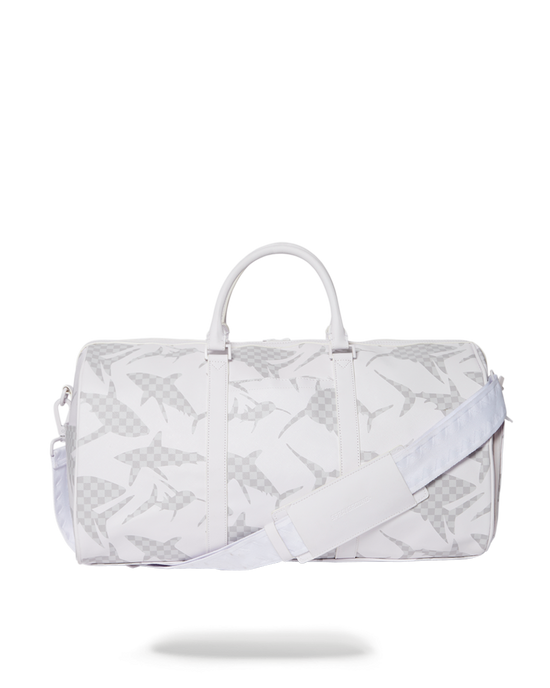 Sprayground SHARK CHECK (WHITE) DUFFLE