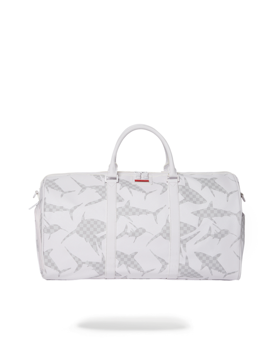 sprayground SHARK CHECK (WHITE) DUFFLE