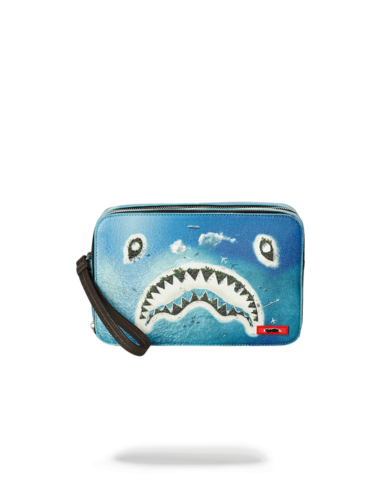 Sprayground SHARK ISLAND TOILETRY AKA MONEY BAG