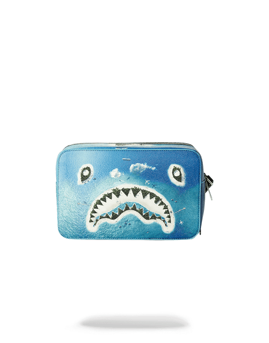 Sprayground SHARK ISLAND TOILETRY AKA MONEY BAG