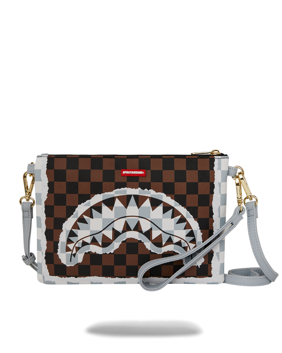 sprayground SHARK LEGACY CROSSOVER CLUTCH