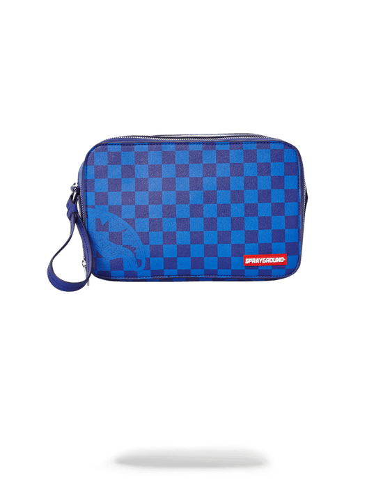 sprayground SHARK UNIVERSE TOILETRY AKA MONEY BAG