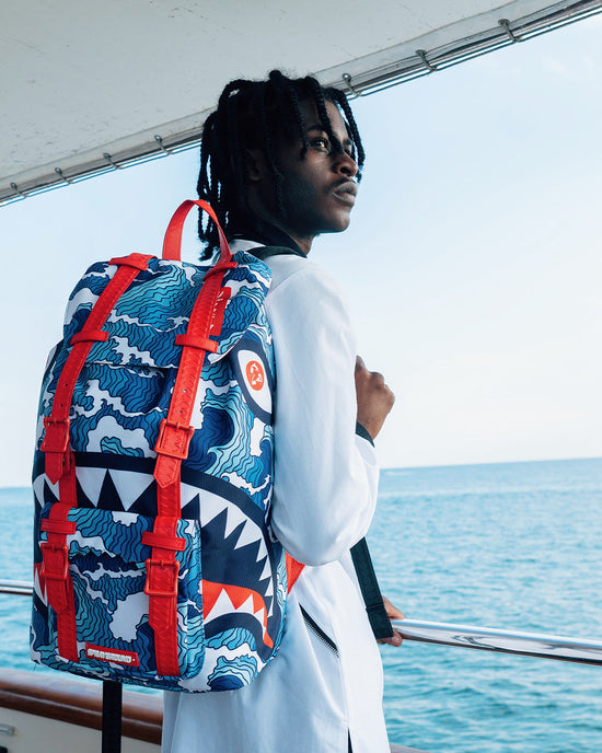 Sprayground SHARK WAVE HILLS BACKPACK