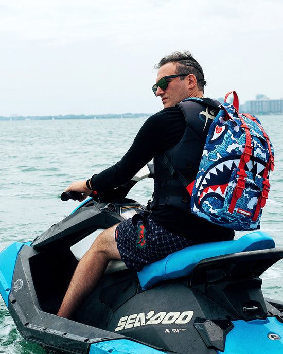 Sprayground SHARK WAVE HILLS BACKPACK