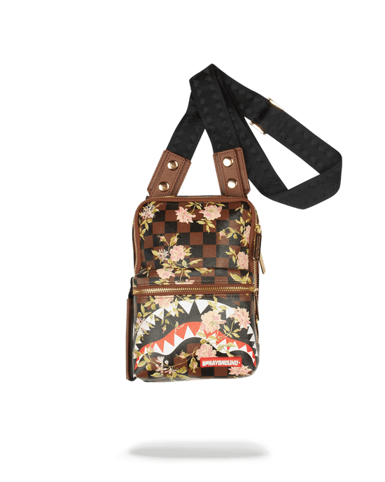 sprayground SHARKFLOWER CROSSBODY SLING