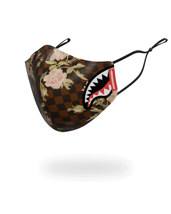 Sprayground SHARKFLOWER VEGAN LEATHER FACE MASK
