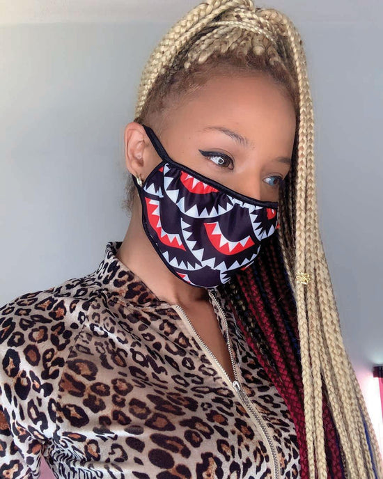 Sprayground SHARKMOUTH PATTERN MASK (CLASSIC FIT)