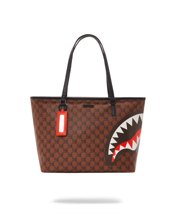 sprayground SHARKS AND SKULLS TOTE