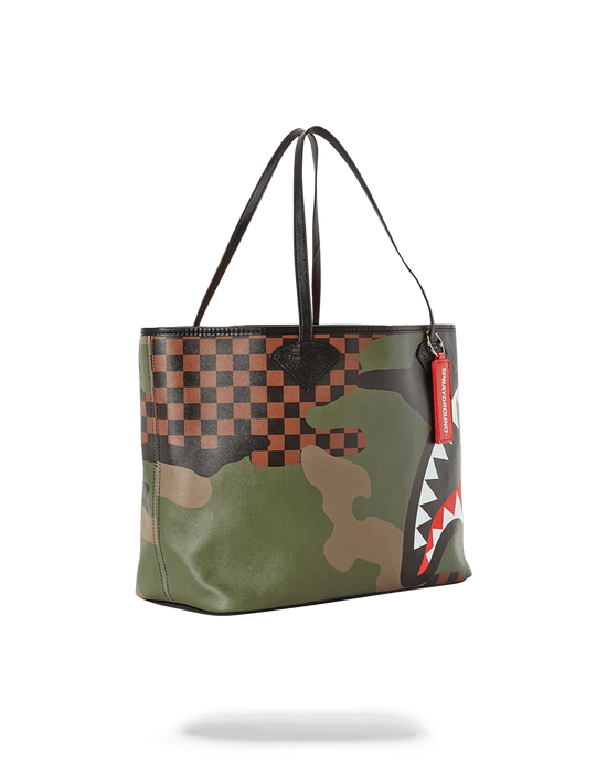 Sprayground SHARKS IN PARIS (CAMO EDITION) TOTE