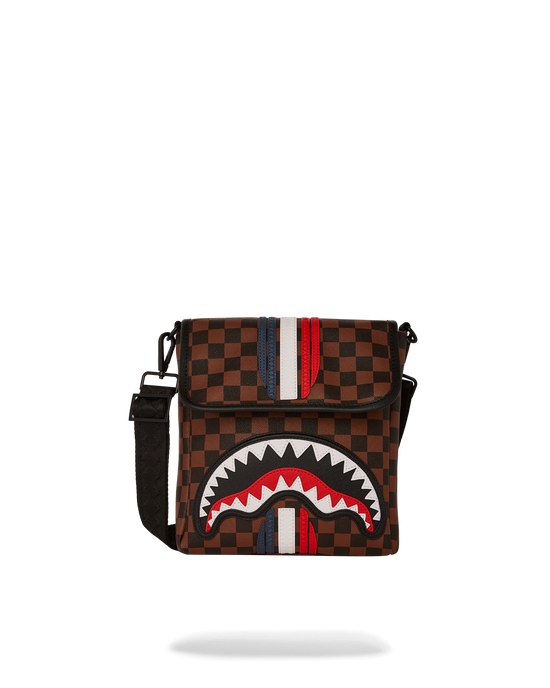 sprayground SHARKS IN PARIS GT MESSENGER SLING BAG