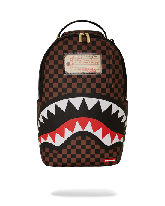 sprayground SHARKS IN PARIS LOST & FOUND BACKPACK