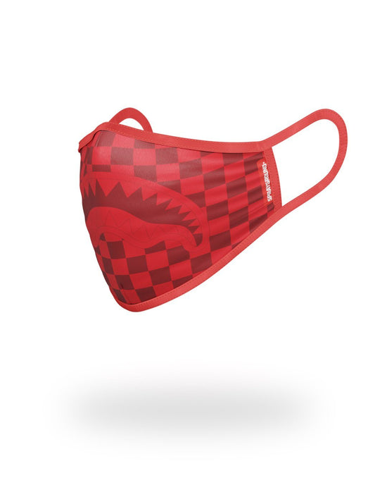 Sprayground SHARKS IN PARIS (RED) FORM-FITTING MASK