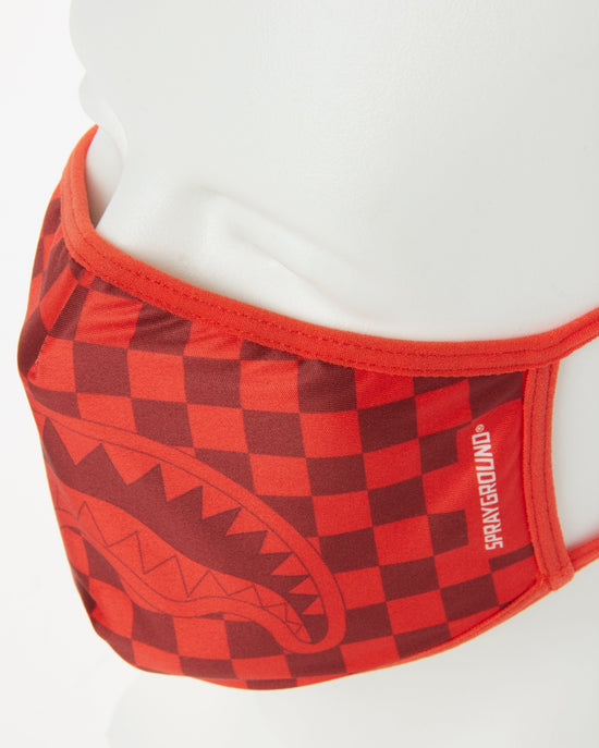 Sprayground SHARKS IN PARIS (RED) FORM-FITTING MASK