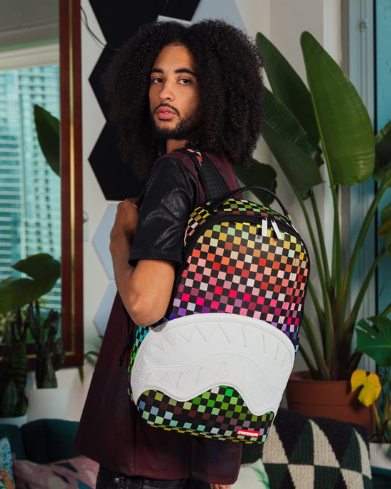 Sprayground SHARKS IN PARIS THE GRID BACKPACK (DLXV)