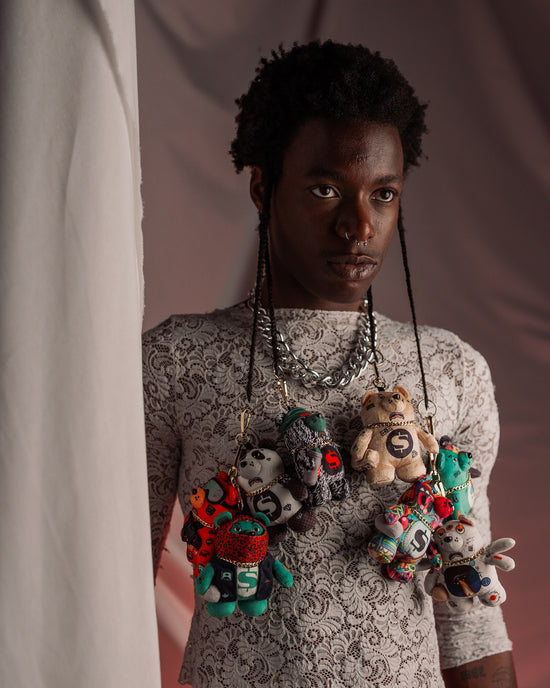 Sprayground SKI MASK BEAR KEYCHAIN