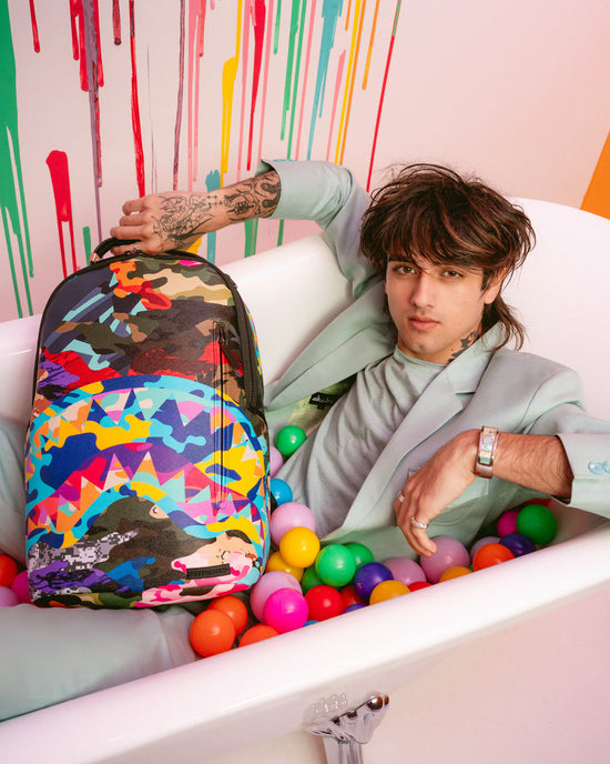 Sprayground SLICED AND DICED CAMO BACKPACK