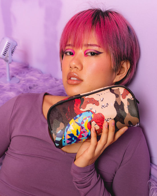 Sprayground SLICED AND DICED CAMO POUCH