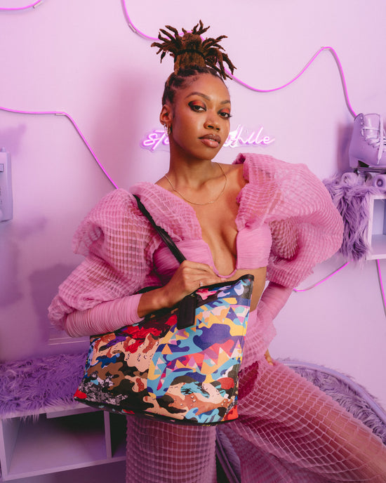 Sprayground SLICED AND DICED CAMO TOTE