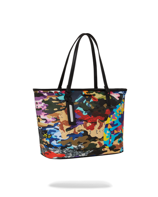 Sprayground SLICED AND DICED CAMO TOTE