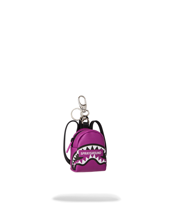 Sprayground SMASH LOGO VIOLA BACKPACK KEYCHAIN