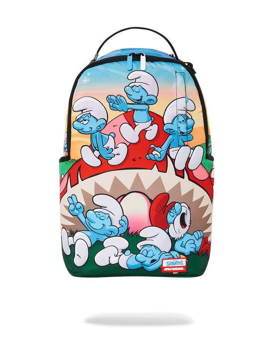 Sprayground SMURFS MUSHROOM CHILL BACKPACK