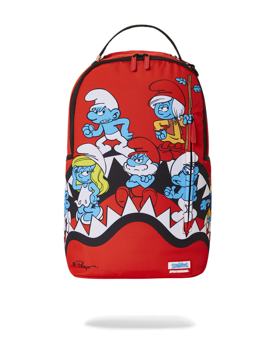 sprayground SMURFS SHARK BOUNCE BACKPACK