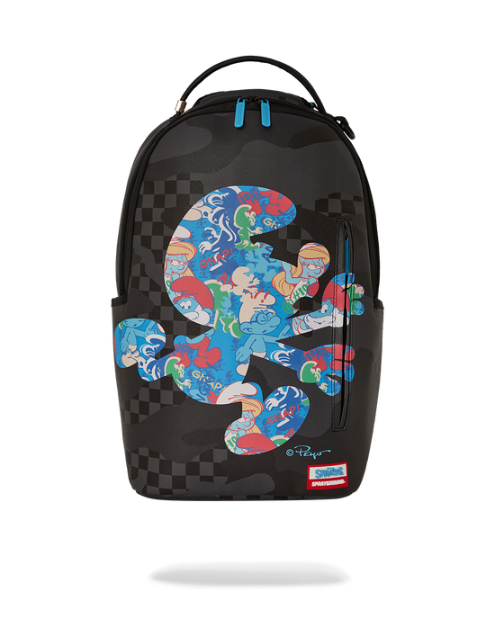 sprayground SMURFS WITHIN DLXSV BACKPACK