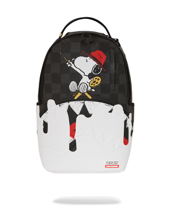 sprayground SNOOPY ART BITE DLXSV BACKPACK