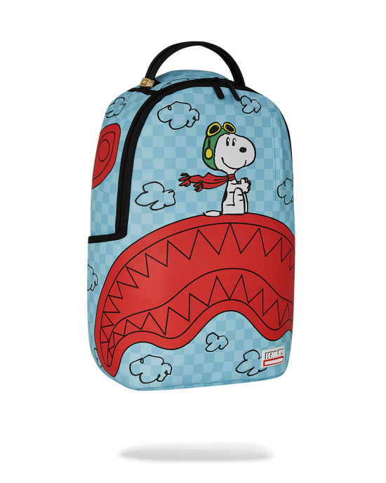 Sprayground SNOOPY PILOT SHARK DLXSV BACKPACK