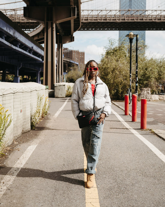 Sprayground SNOWWSTORM PUFFER CROSSOVER CLUTCH