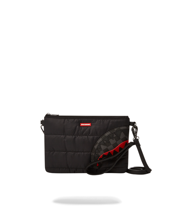sprayground SNOWWSTORM PUFFER CROSSOVER CLUTCH