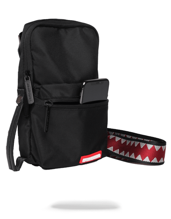 Sprayground SOLID BLACK SHARK MINI SLING