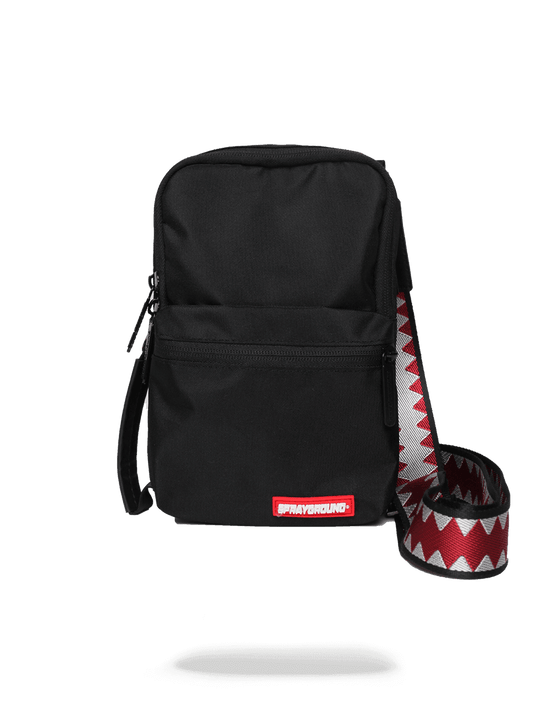 sprayground SOLID BLACK SHARK MINI SLING