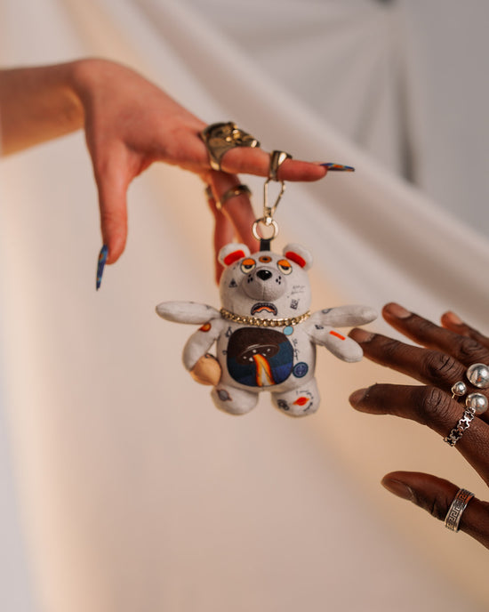 Sprayground SPACED OUT BEAR KEYCHAIN