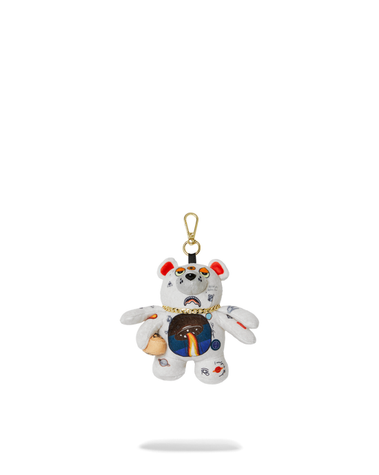 sprayground SPACED OUT BEAR KEYCHAIN