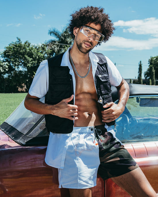 Sprayground SPLIT BITE CAMO SHOTO SWIM TRUNKS