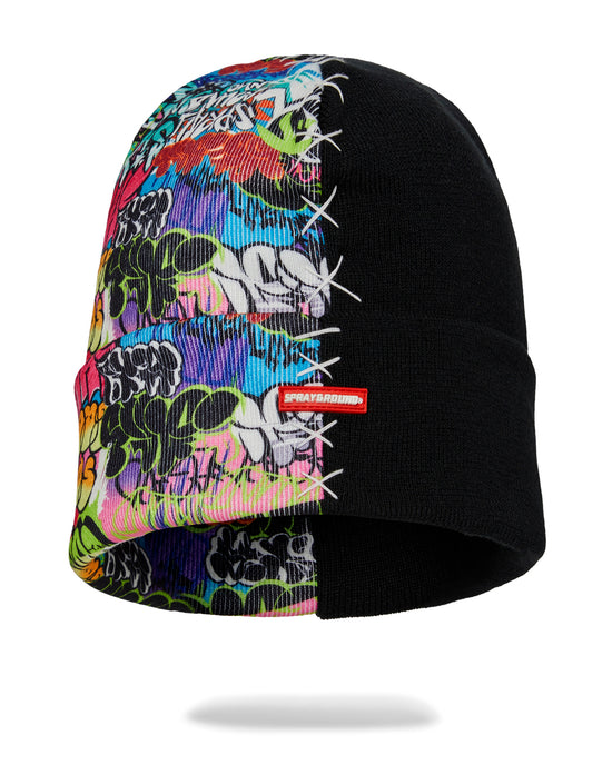 sprayground SPLIT GRAFF BEANIE