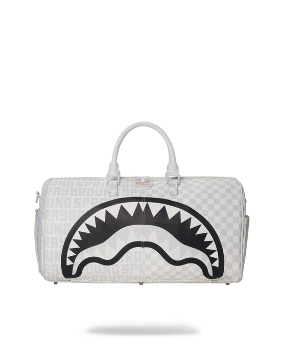 sprayground SPLIT THE CHECK (PEARL) DUFFLE
