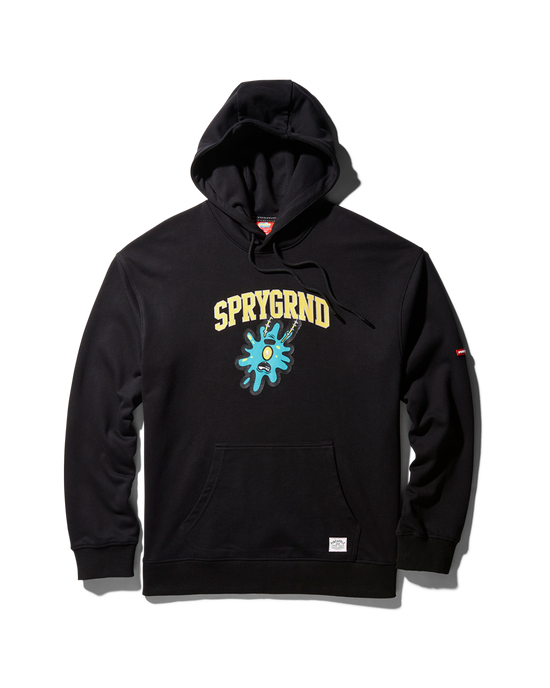 sprayground SPONGEBOB SPLAT HOODIE (BLACK)