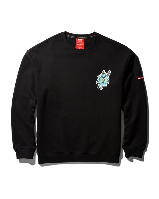 sprayground SPONGEBOB SPLAT PULLOVER SWEATER (BLACK)