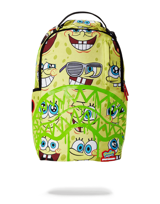 sprayground SPONGEBOB SPRAYPAINT FACE PATTERN