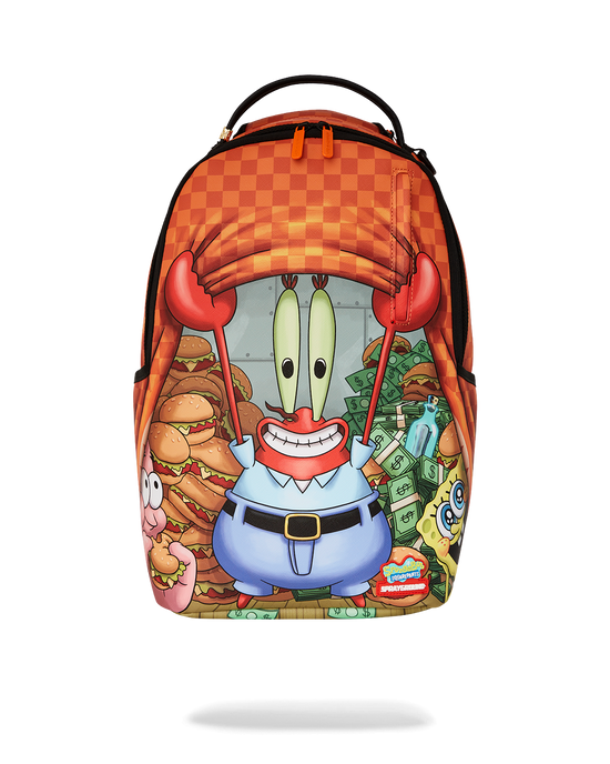 sprayground SPONGEBOB STACK UP KRABS BACKPACK