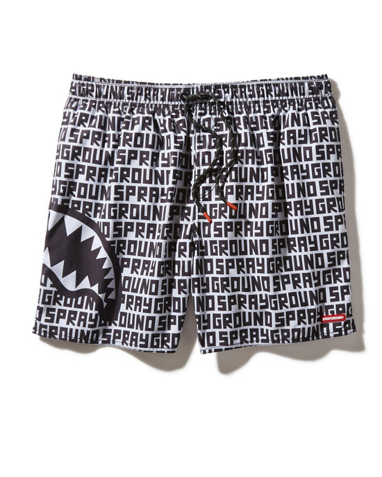 sprayground SPRAYGROUND INFINITI SHOTO SWIM TRUNKS