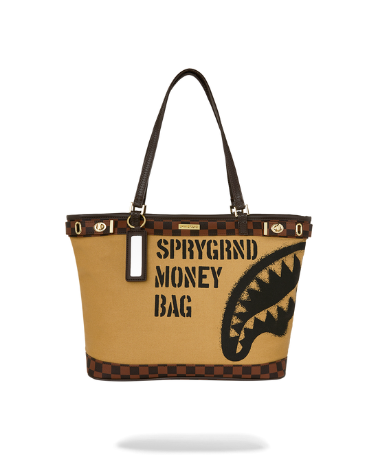 sprayground SPRAYGROUND MONEY BAG TOTE